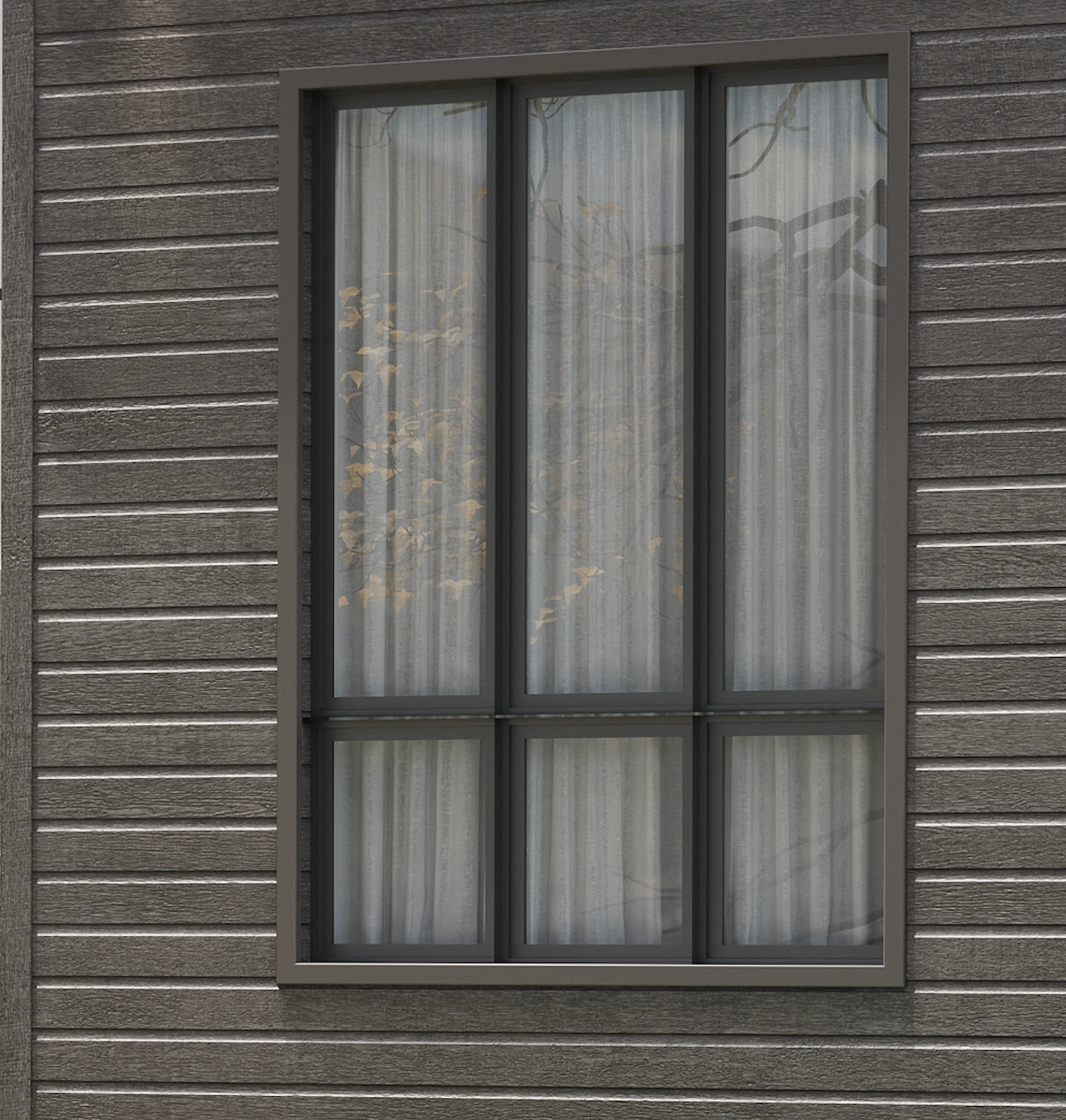 Maibec CanExel Ridgewood D-5 Charcoal Wall Cladding visualization by Maibec